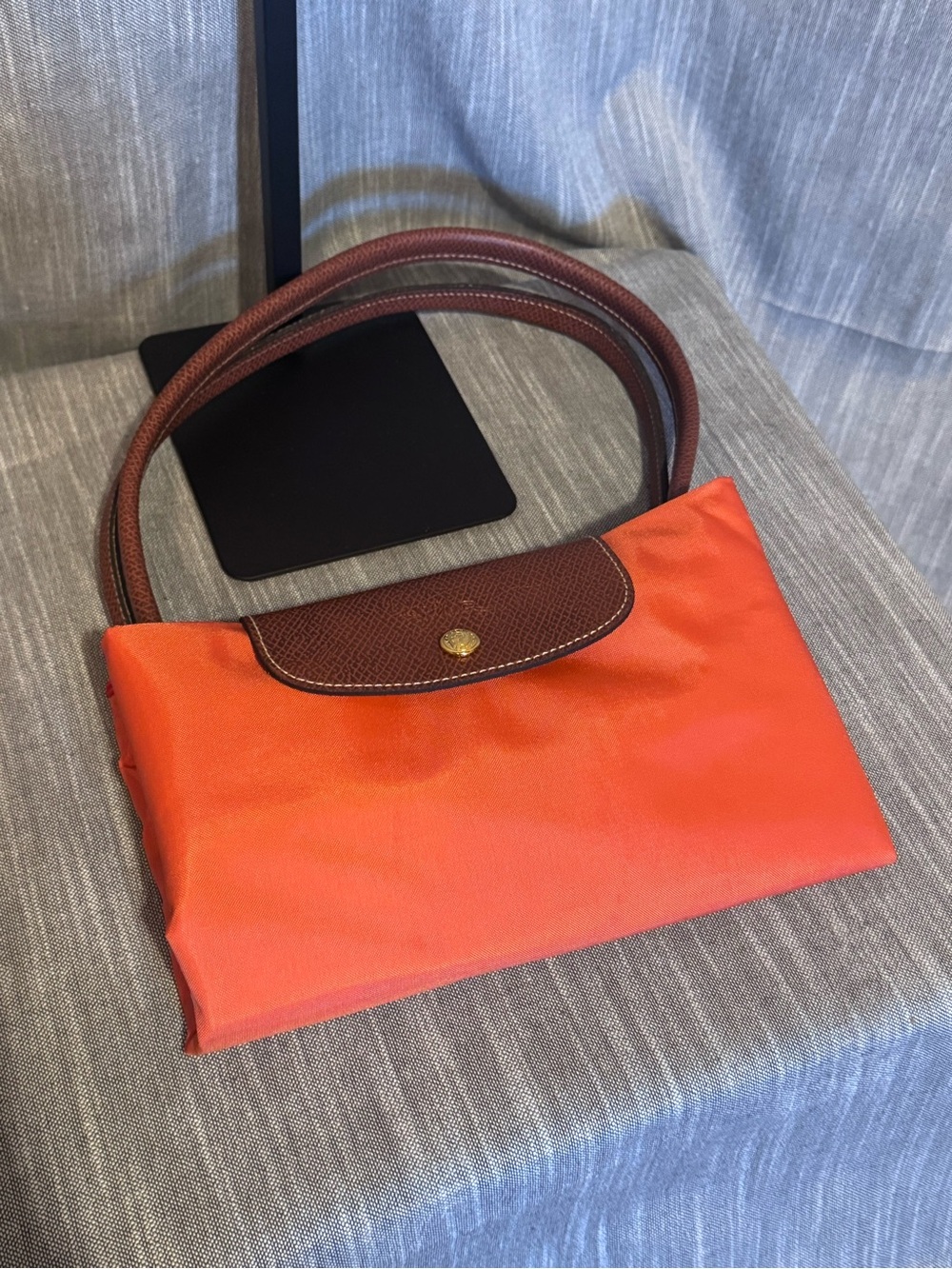 Longchamp Le Pliage Limited Edition Eiffel Tower - Orange - Picture 9 of 10